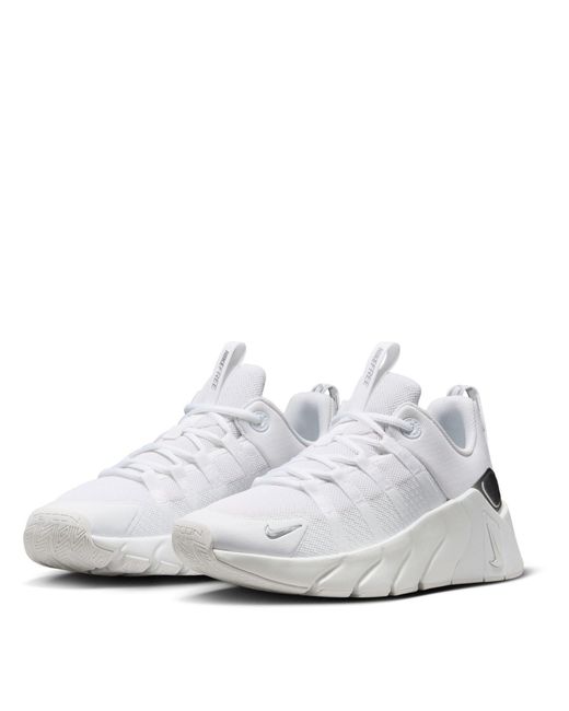 Nike White Free Metcon 7 Training Shoes