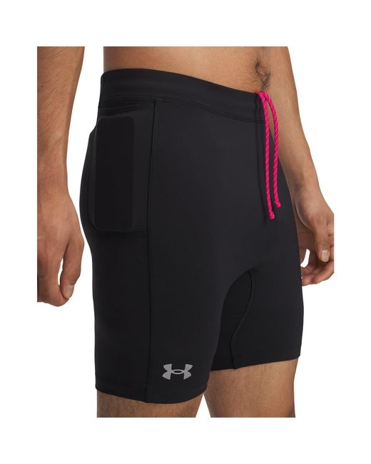 Under Armour Blue Trail Launch Pro ½ Tights Reflective for men