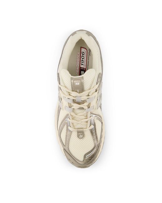 New Balance White 1906r In Grey/brown Synthetic