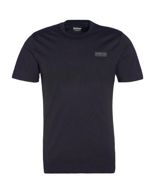 Barbour Blue Small Logo T-Shirt for men