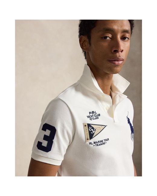 Polo Ralph Lauren White Short Sleeve Polo Shirt for men
