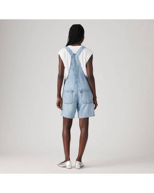 Levi's Blue Utility Summer Denim Shorts