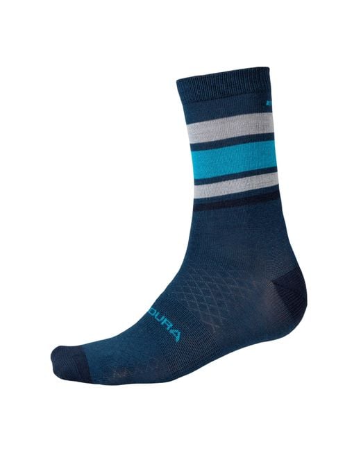 Endura Blue Bb Stripe Cycling Socks