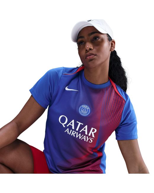 Nike Blue Psg Third Pre Match Shirt 2025 2026