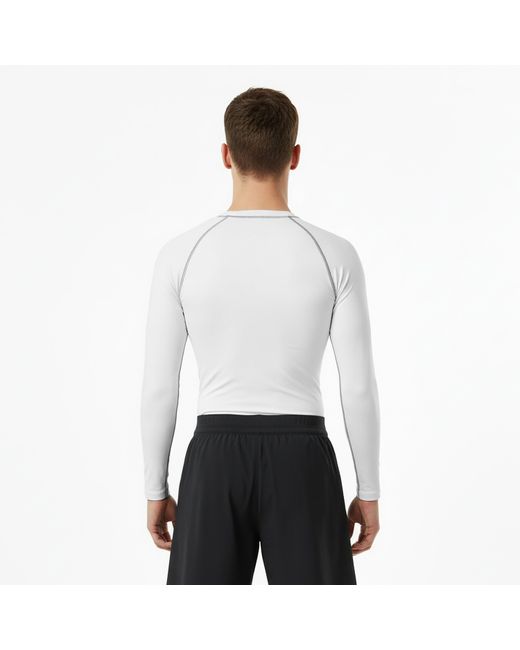 OXEN White Long Sleeve Baselayer Top for men