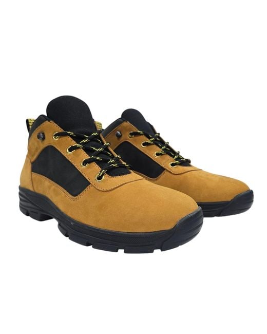 Firetrap Blue Delia Premium Leather Ankle Lace Up Hiker Rugged Boots for men