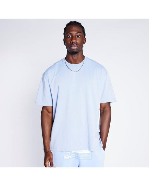 Blood Brother White Regular Fit Badged T-Shirt for men