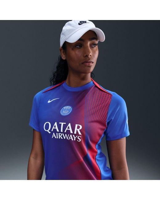 Nike Blue Psg Third Pre Match Shirt 2025 2026