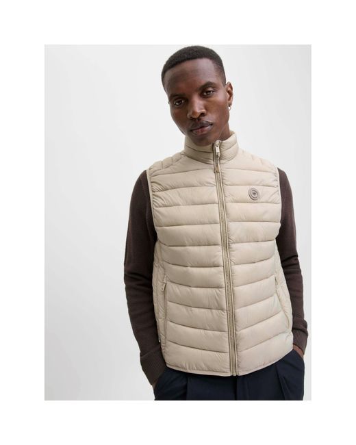Jack & Jones Natural Jje Bradley Light Body Warmer – Crockery for men