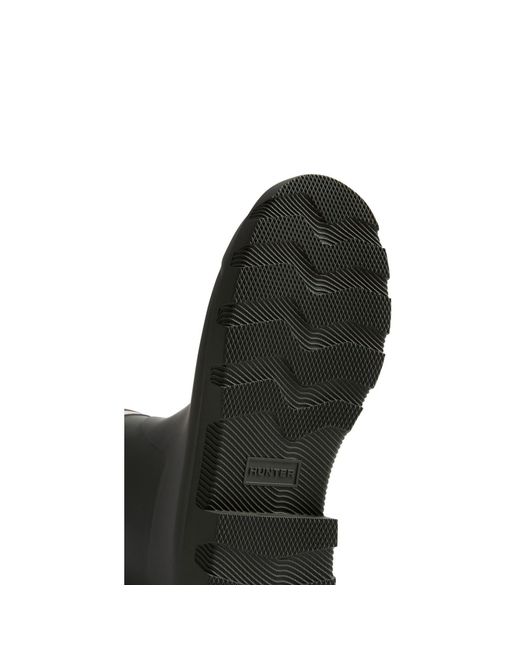 Hunter Black Downpour Short Boot for men