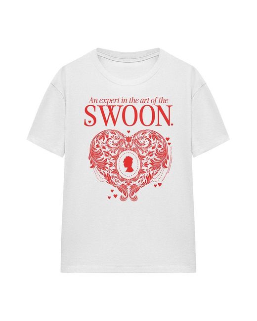 Bridgerton White The Art Of Swoon T Shirt