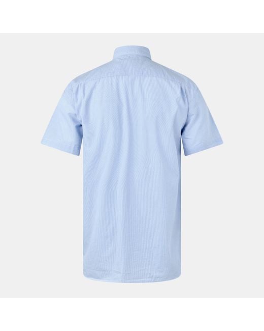 Lacoste Blue Short Sleeve Plain Shirt for men