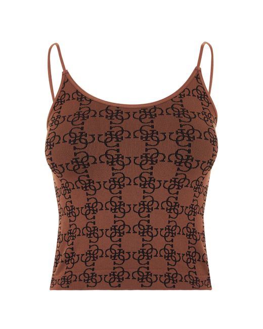 Guess Brown Della Top