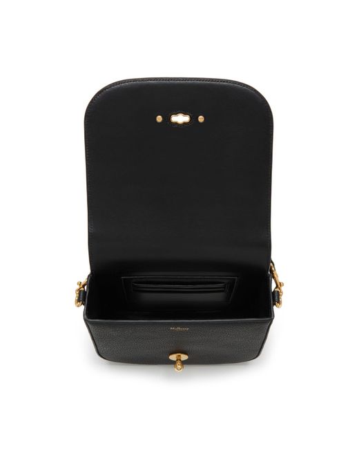 Mulberry Black Small Darley Satchel Small Classic Grain