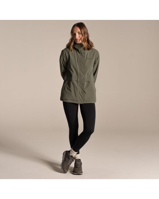 Craghoppers Green Maryam Waterproof Aquadry Jacket