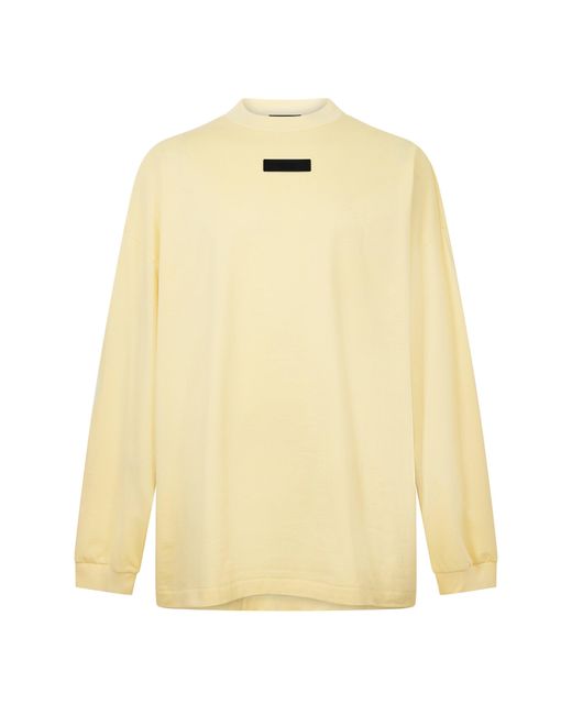 Fear Of God Yellow Long Sleeve T-Shirt for men
