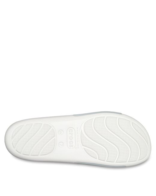 CROCSTM White Glossy Slides Sandals