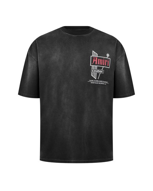 Amiri Black Vintage Lounge T-Shirt for men