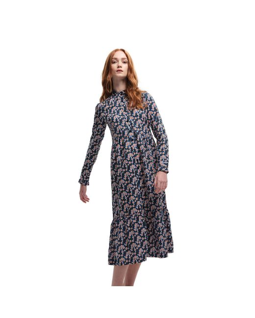 Regatta Blue Orla Kiely Midi Dress