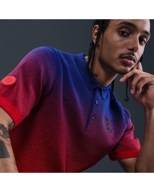 Nike Purple England Polo Shirt 2025 Adults for men