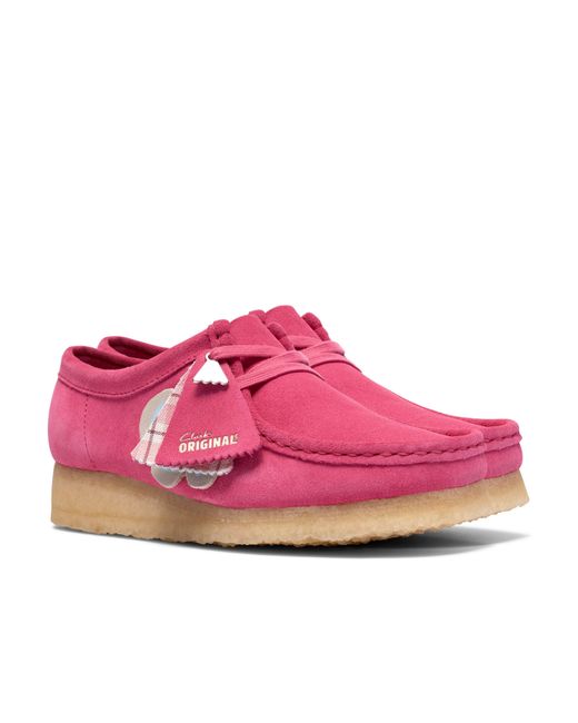 Clarks Pink Moc Toe Formal Shoes
