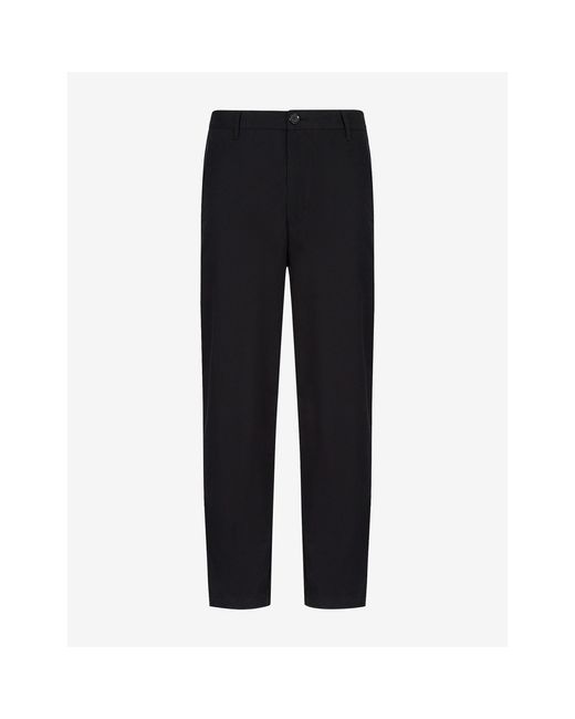 ARMANI EXCHANGE Black Trousers for men