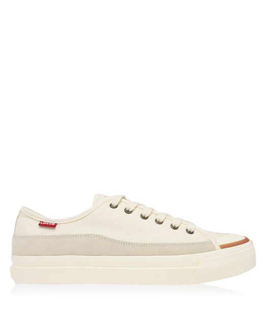 Levi's Natural Square Canvas Low Trainers for men