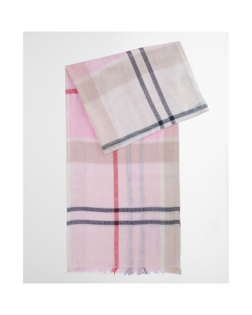 Barbour Pink Abigail Scarf