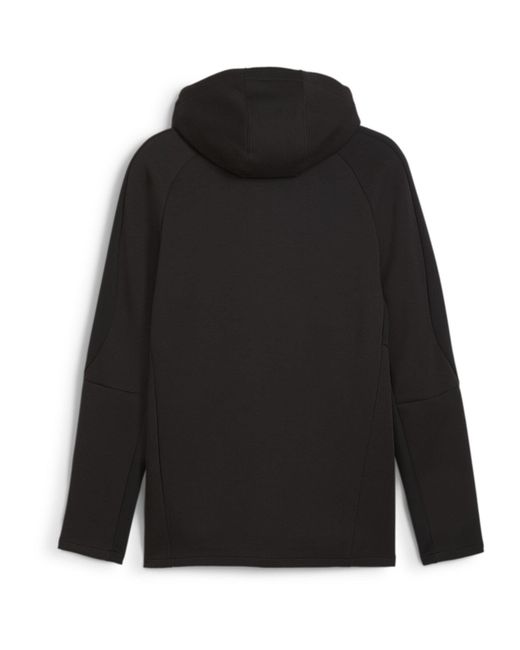 PUMA Black Evostripe Full Zip Fleece Fabric for men