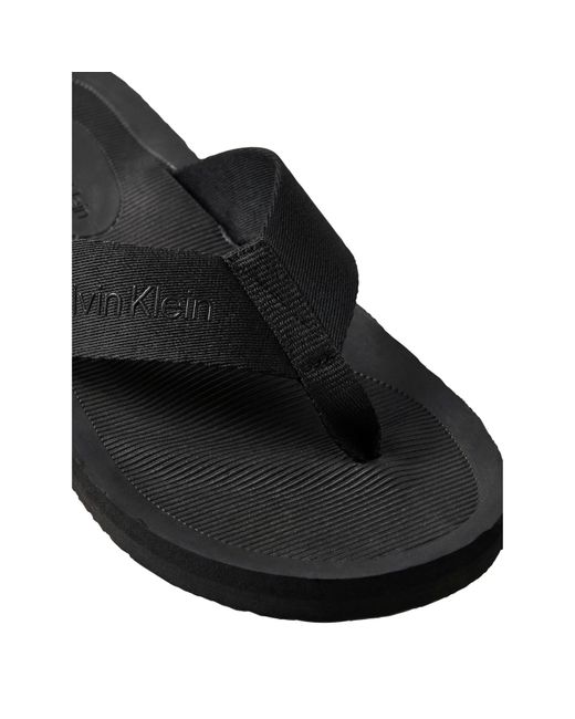 Calvin Klein Black Flip Flops for men