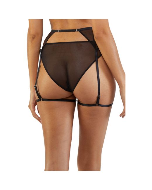 Playful Promises Brown Felicity Hayward Fairfield Lace Suspender Be