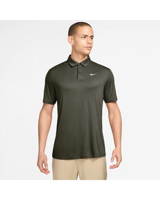 Nike Green Short Sleeve Performance Polo Shirt for men