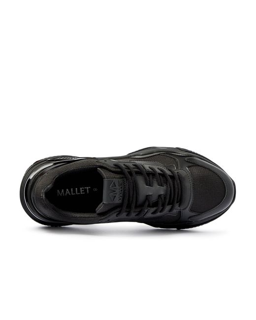 Mallet Black Union Chunky Trainers for men