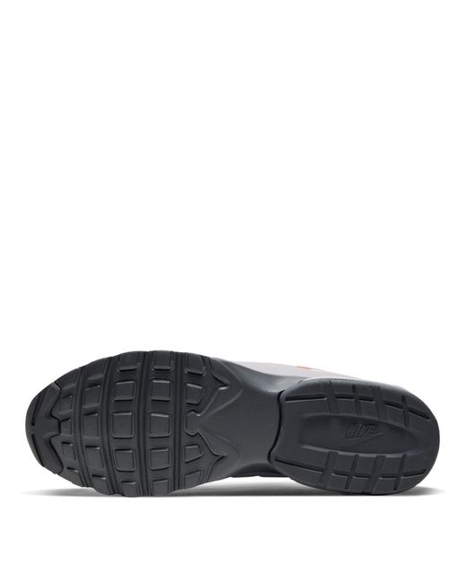 Nike Gray Air Max Invigor Shoes for men