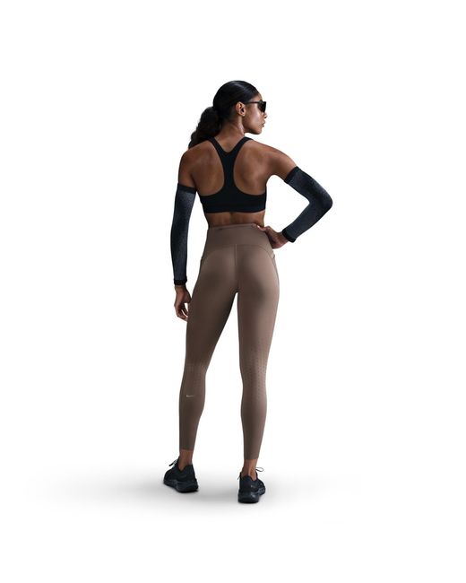 Nike Brown Swift 7/8 Tights
