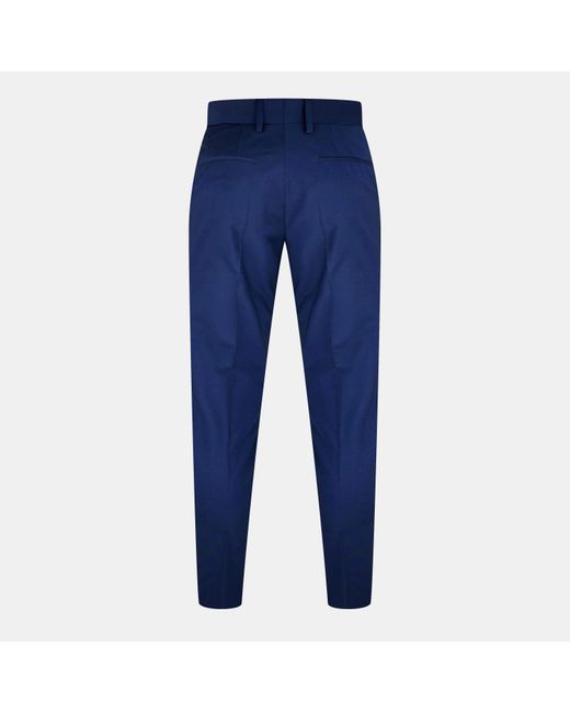 HUGO Blue Hesten Suit Trousers for men