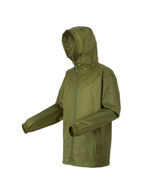 Regatta Green Pack It Iii Waterproof Jacket for men