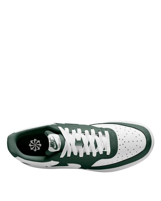 Nike Green Court Vision Low Trainers for men