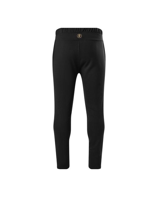 Gym King Black Cotton Open Hem Joggers for men