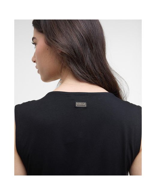 Barbour Black Saskia Top
