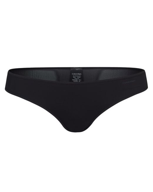 Calvin Klein Black Calvin Sheer Bikini Bottoms