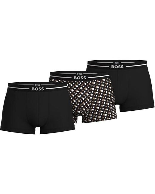 Boss Black Aop 3 Pack Boxer Shorts for men