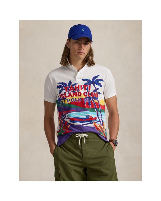 Polo Ralph Lauren Red Tahiti T-Shirt for men