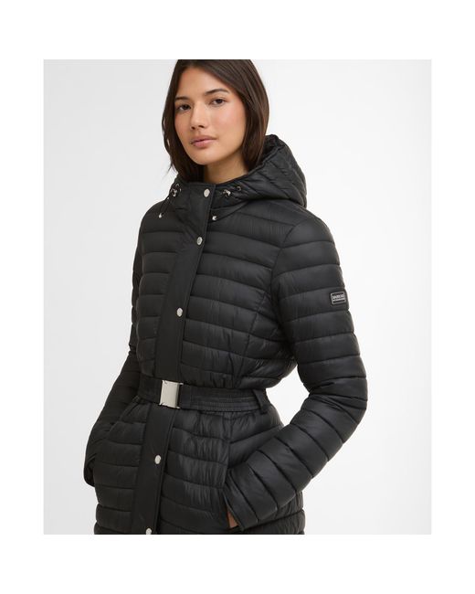 Barbour Black Longline Jada Puffer Jacket
