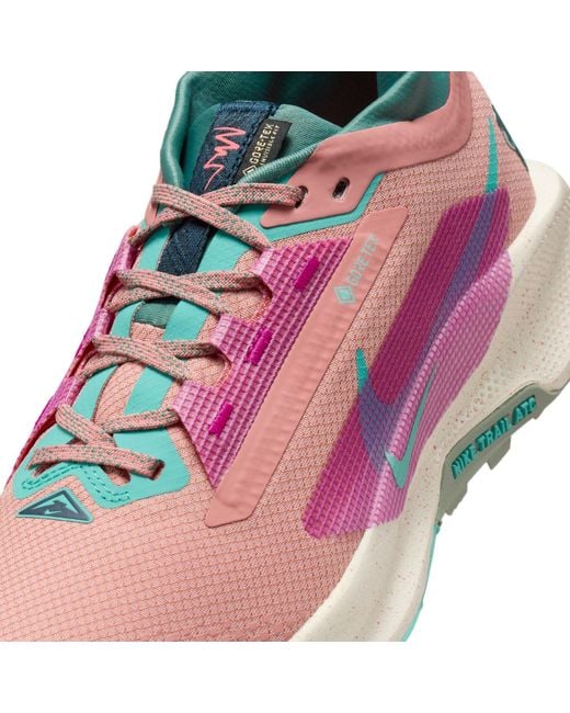Nike Pink Pegasus Trail 5 Gore-Tex Running Shoes