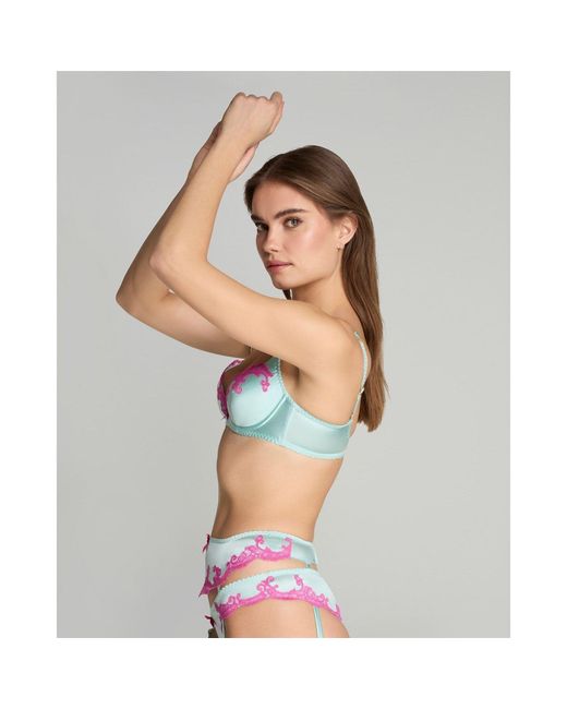Agent Provocateur Purple Molly Suspender