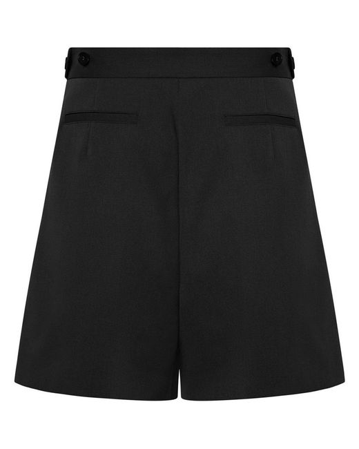 St. Agni Black Adjustable Shorts