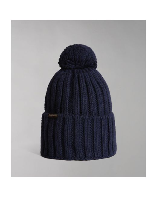 Napapijri Blue Semiury Beanie Hat Adults