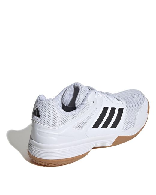 Adidas White Speedcourt Indoor Shoes