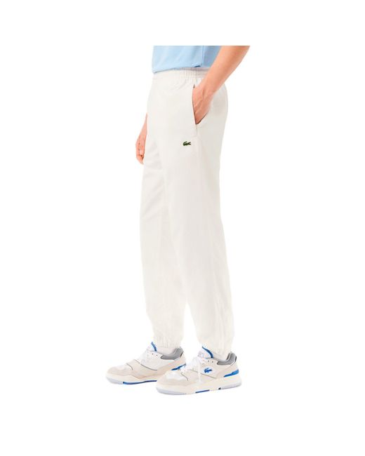 Lacoste White Joggings Bottoms for men